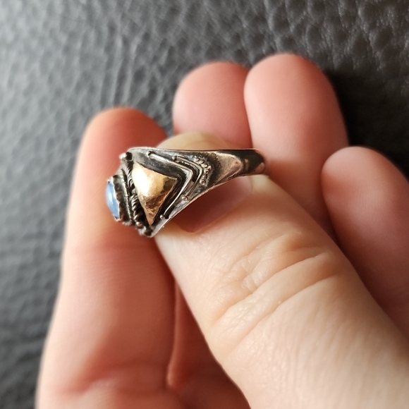 VTG sterling silver ring- size 8 - Picture 7 of 11
